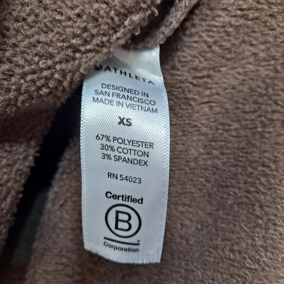 Athleta Cozy Karma Side Zippered Funnel Sweatshirt - Picture 9 of 13